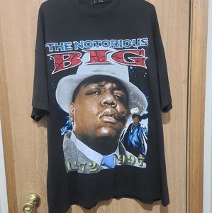 Vintage biggie smalls rap shirt